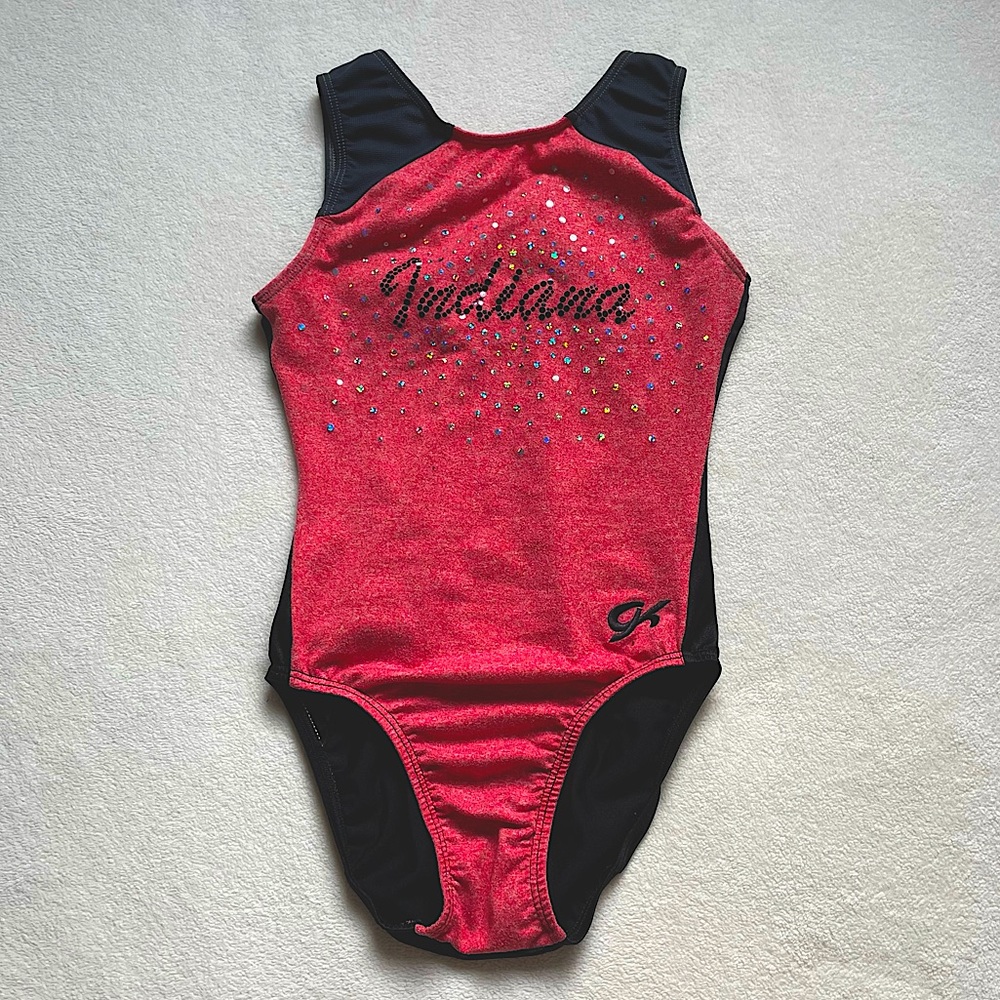 Pink GK Indiana gymnastics leotard